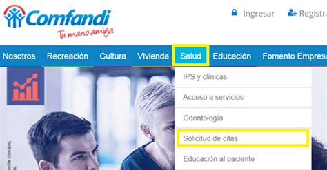 comfandi telfono citas|Pedir Citas Médicas en Comfandi EPS, Registrarse y。